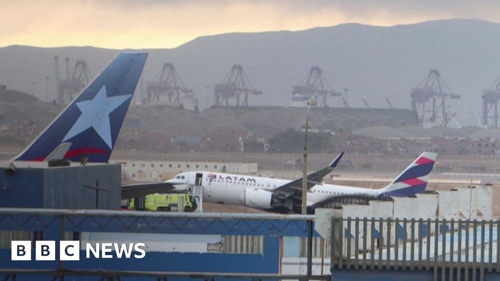 lima-airport-truck-hit-by-plane-on-peru-runway-was-on-planned-drill