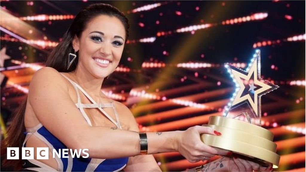 Cornwall bar worker Angel Flukes scoops 85K talent win - BBC News