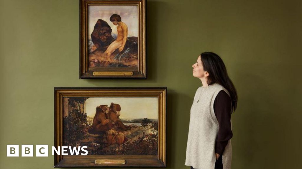 Long-lost paintings from Rudyard Kipling’s Jungle Book sell for £130k