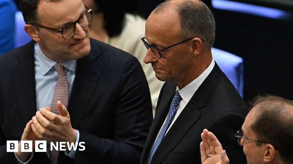 Germany's Merz wins vote for chancellor after surviving historic defeat thumbnail