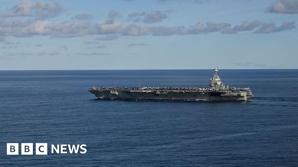 US sends world's largest warship towards Caribbean as it ramps up military presence