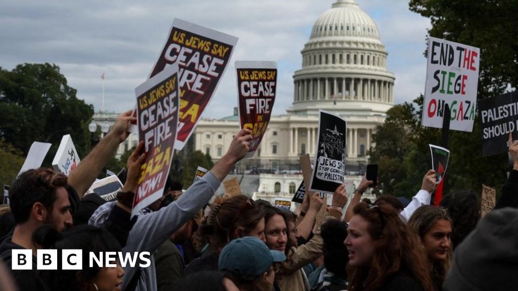 Hundreds arrested at Israel-Gaza protest near US Capitol