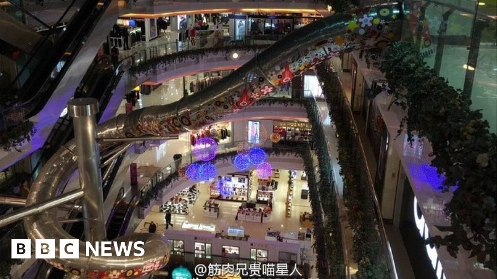 Giant Shanghai Slide Sparks Fear And Satire On Chinese Internet c News