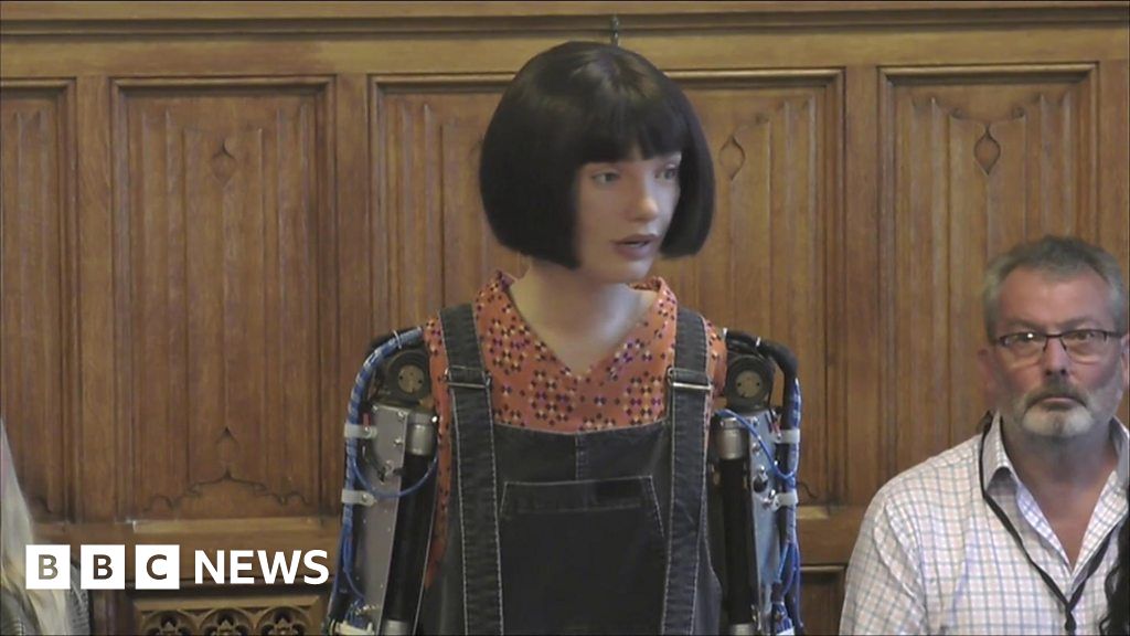 Robot falls asleep while being quizzed by Lords