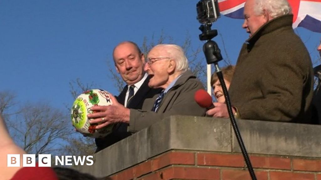 Ashbourne Shrovetide Football Started By 100-year-old Veteran - BBC News