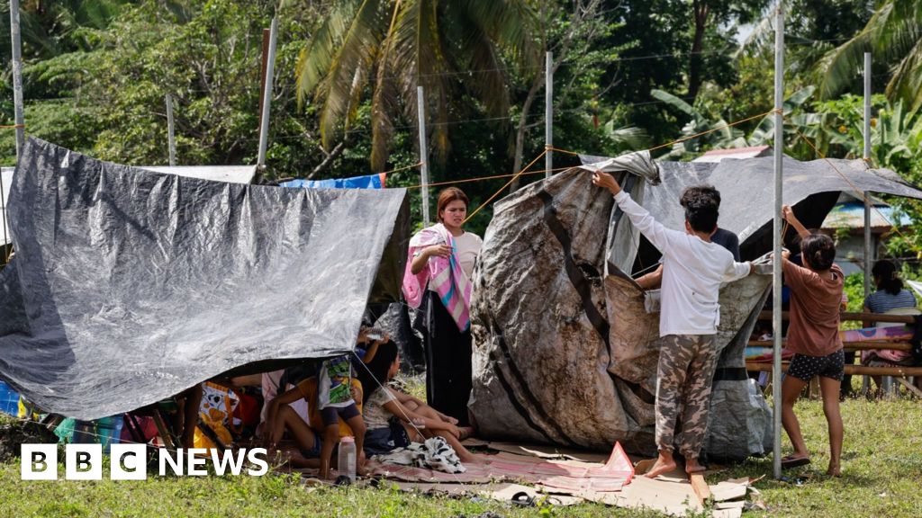 Sleeping in fields and struggling for basics: Filipinos contend with quake aftermath