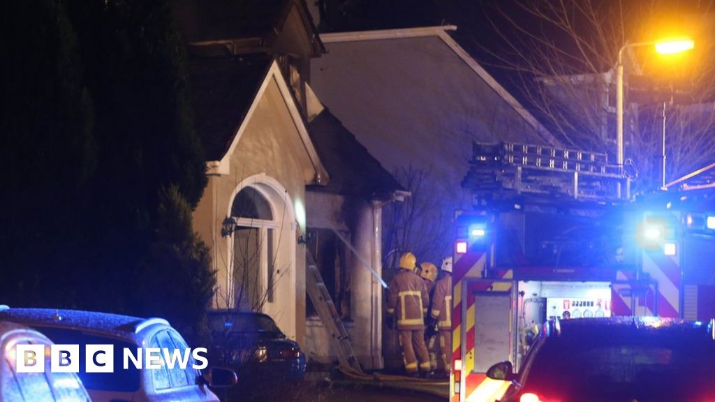 Ballymena Fire: Firefighters Rescue Woman From Burning House - BBC News