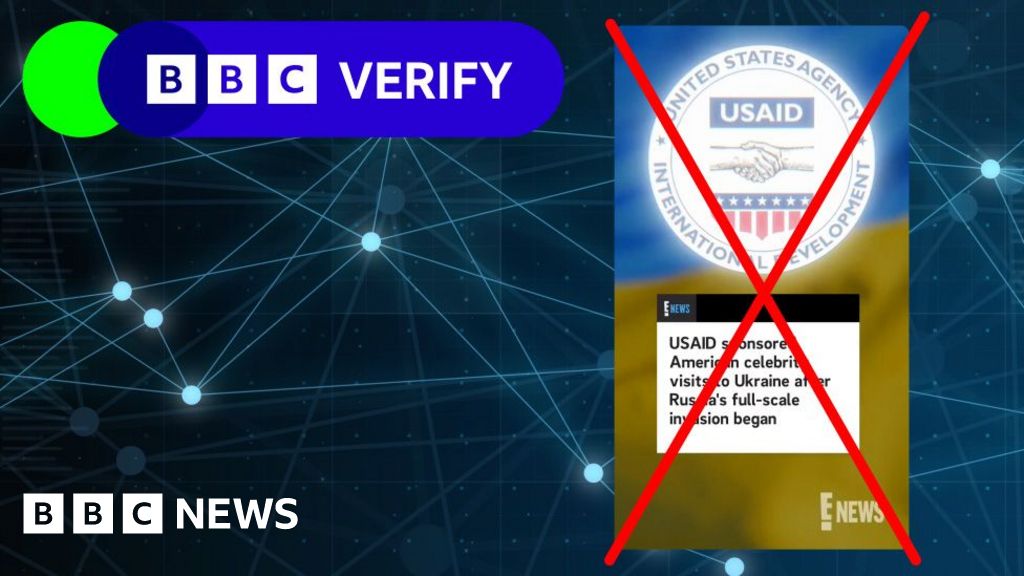 False video claims celebrities were ‘paid’ by USAID to visit Ukraine