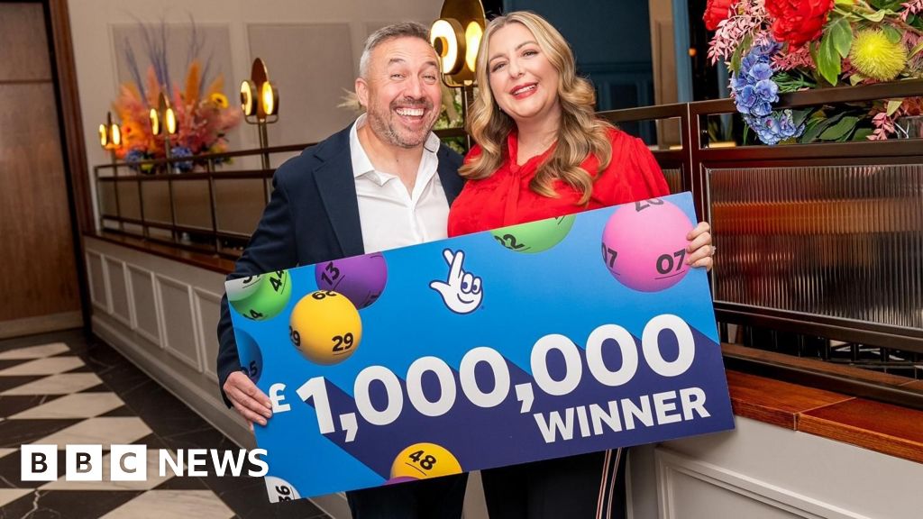 'You can't get more luck than that': Couple celebrate second £1m lottery win