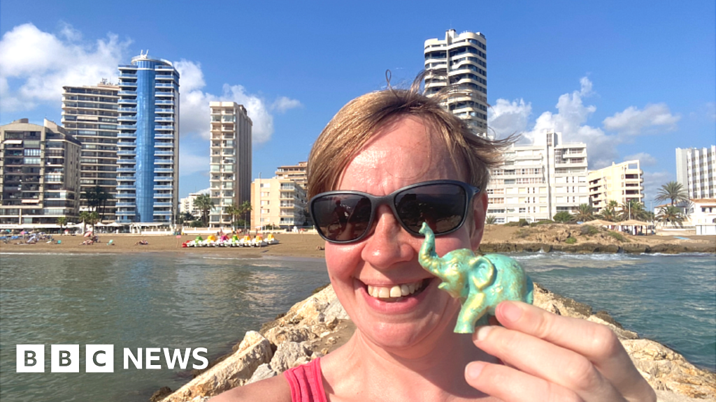 'I've hidden 22 elephant ornaments around the world'