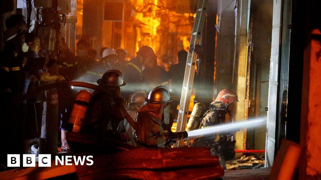 Vietnam fire: 56 dead and dozens injured in Hanoi apartment blaze