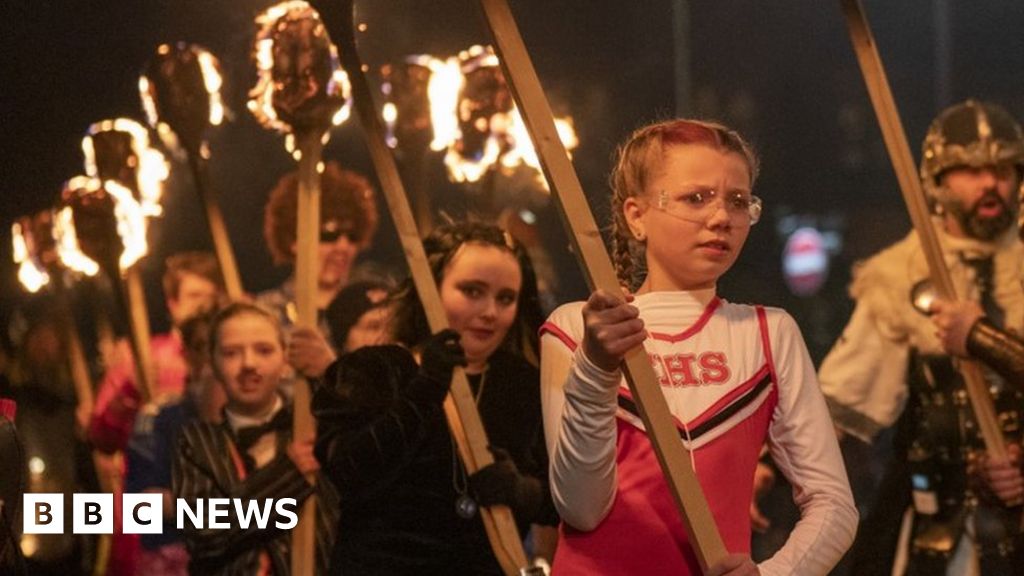 In pictures: Shetland's Up Helly Aa Viking fire festival