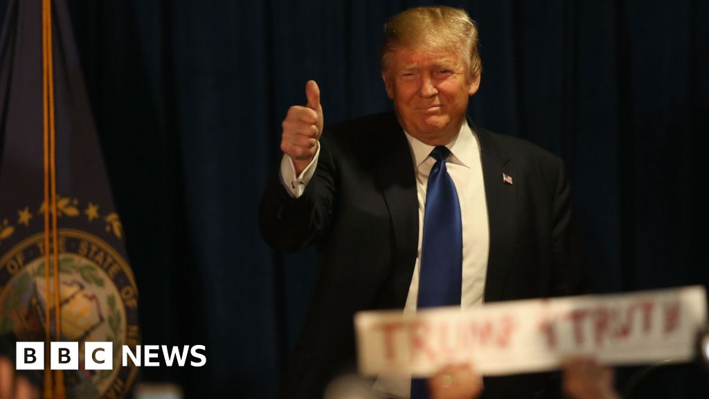 Donald Trump Turns Notoriety Into A Win Bbc News 