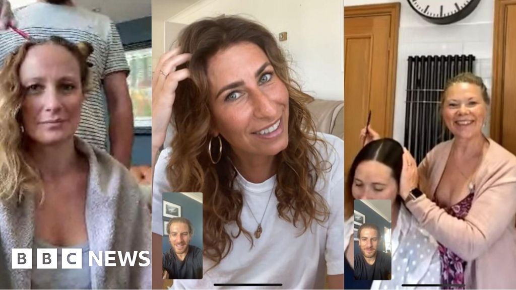 Coronavirus: Hairdressers offer virtual appointments in lockdown