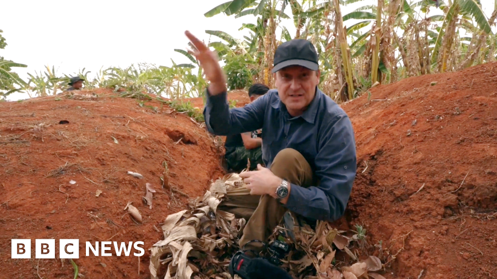 ‘If they see us they will bomb us’ - watch as BBC reaches a hidden war’s jungle frontline