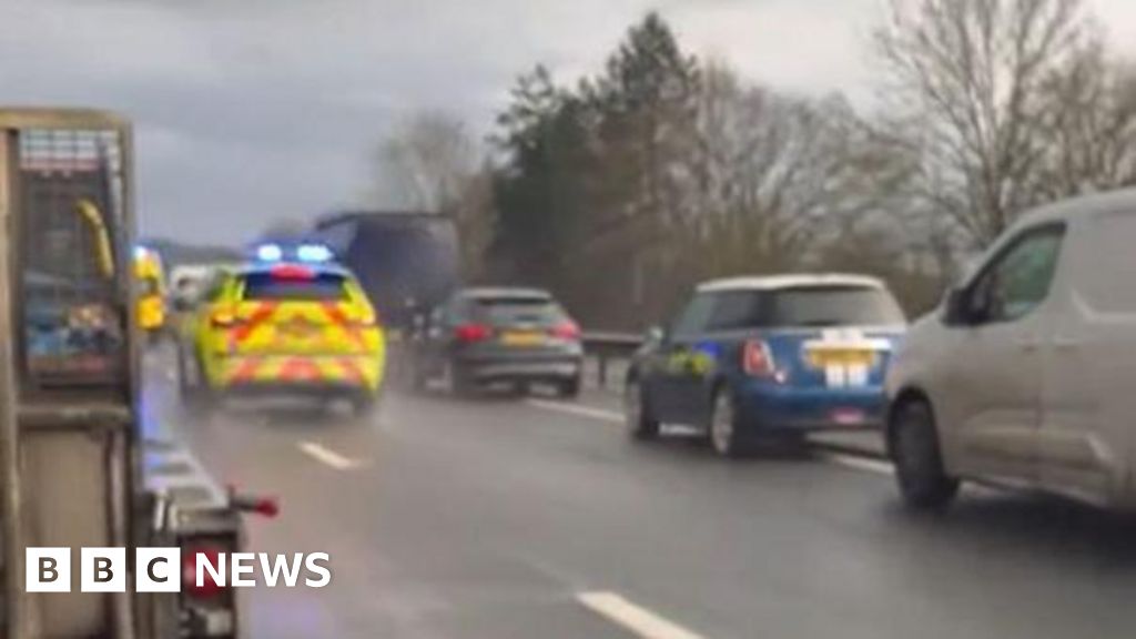 Tonbridge Delays as car overturns in A21 incident