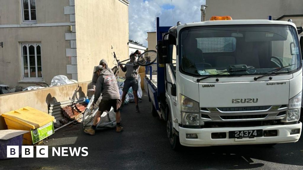 Rubbish fly-tipped at Guernsey boxing club cleared for free