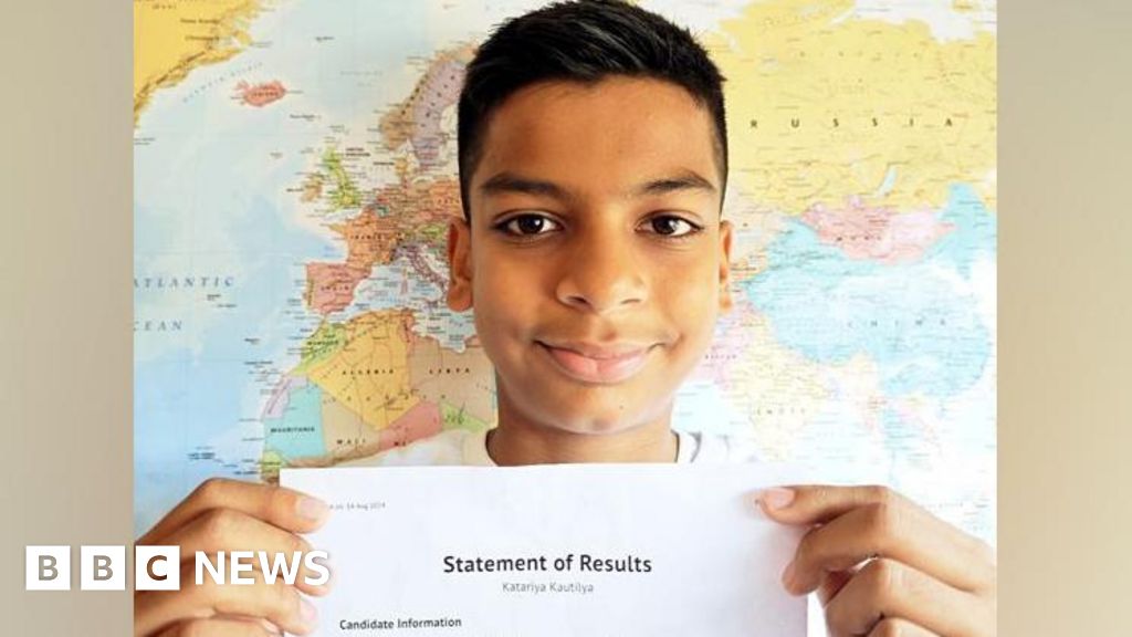 Northampton’s Kautilya Katariya,10, gets A* in A-level maths