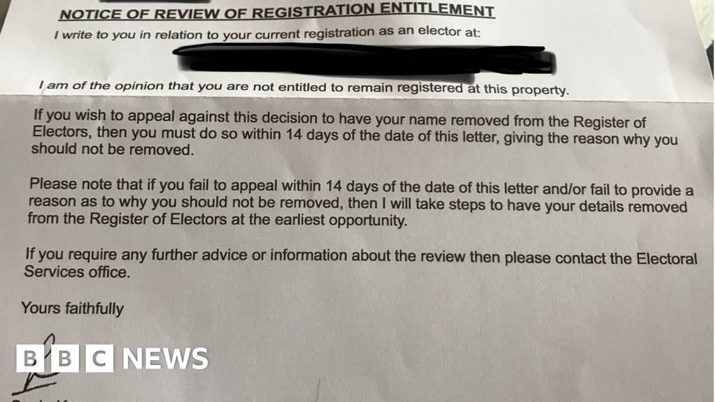 General election 2019: Swindon 'can't vote' letter criticised