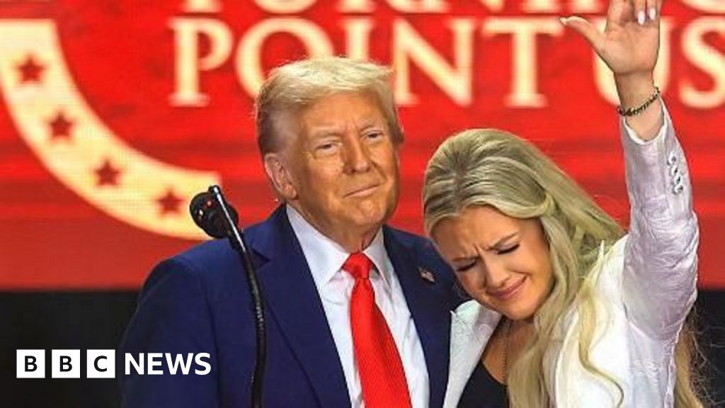 Trump hails Charlie Kirk as 'American hero' as thousands fill memorial service