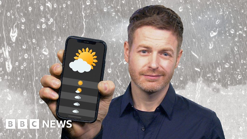 How to read your weather app BBC News