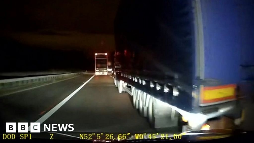 Lorry Driver Accused Of Shunting Car On M1 Not Guilty Bbc News 1390