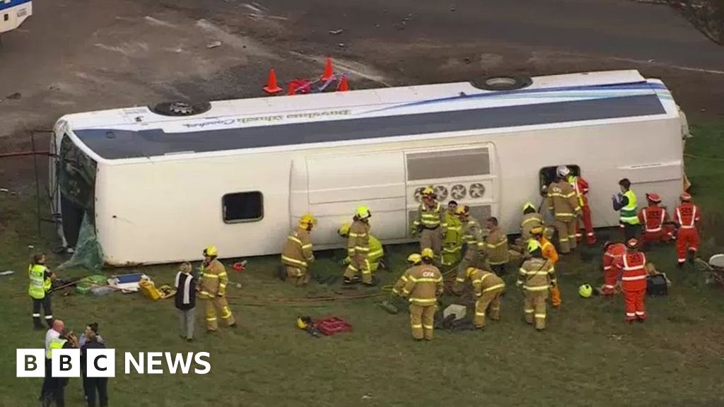 Children suffer traumatic injuries in Australia school bus crash