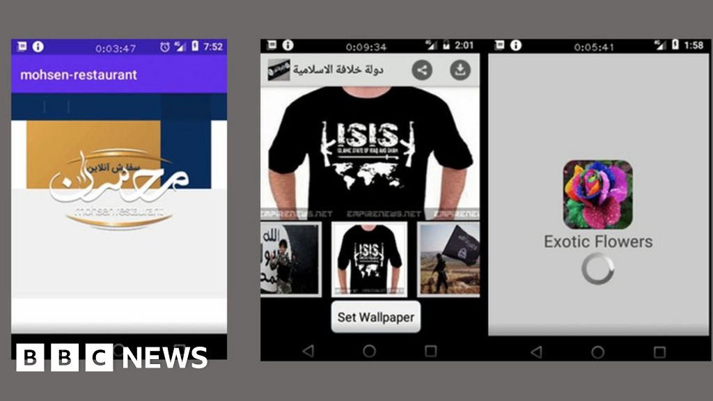 iran hides spyware wallpaper restaurant apps