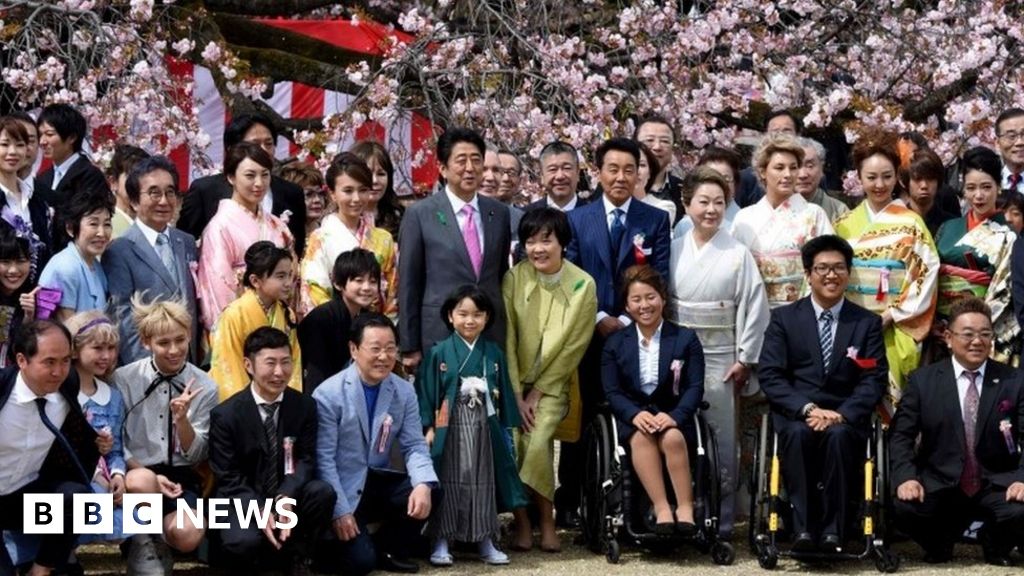 Japan cancels cherry blossom party amid cronyism accusations