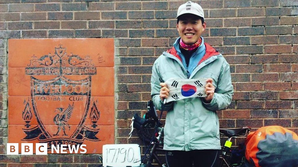 Man cycles South Korea to Liverpool FC with no ticket ...