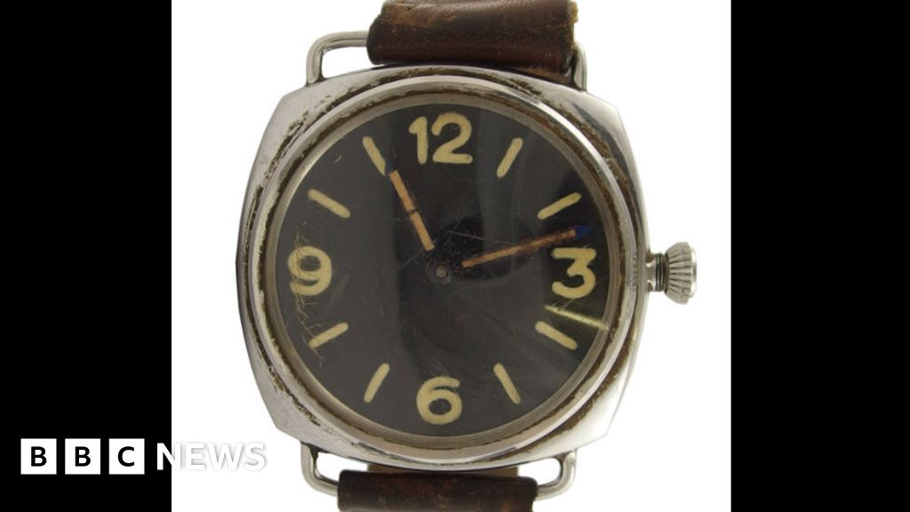 German World War Two watch sold after 70 years in drawer BBC News