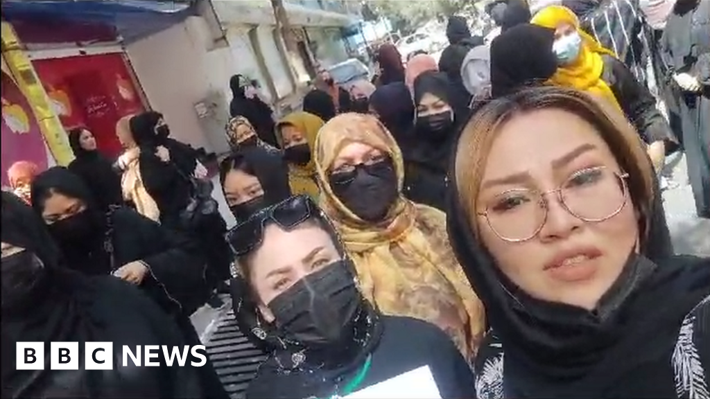 Afghanistan Women Protest Against Beauty Salon Closures