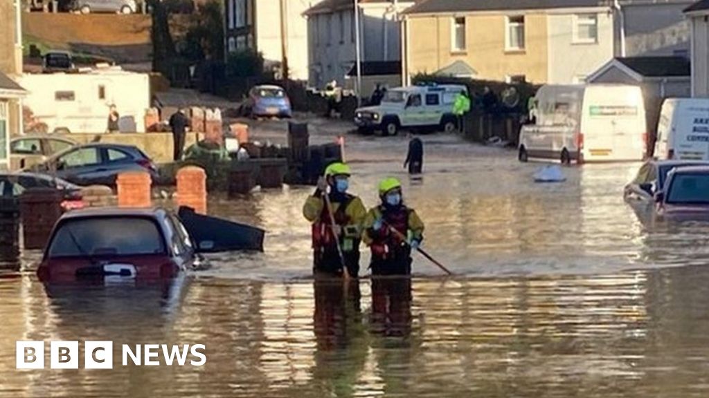 Skewen Flood 'from Mine' Forces 80 People To Be Evacuated - BBC News