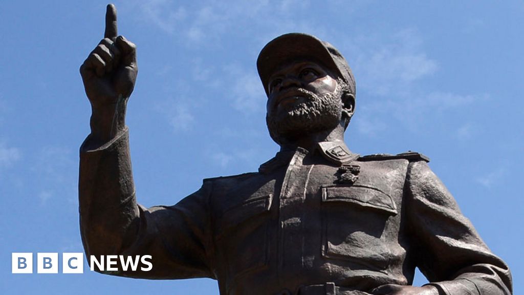 North Korea's 'biggest' export giant statues BBC News