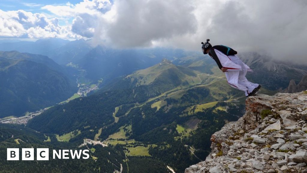 Wingsuit Jumper Rob Haggarty Hit Rock Face Three Times Bbc News