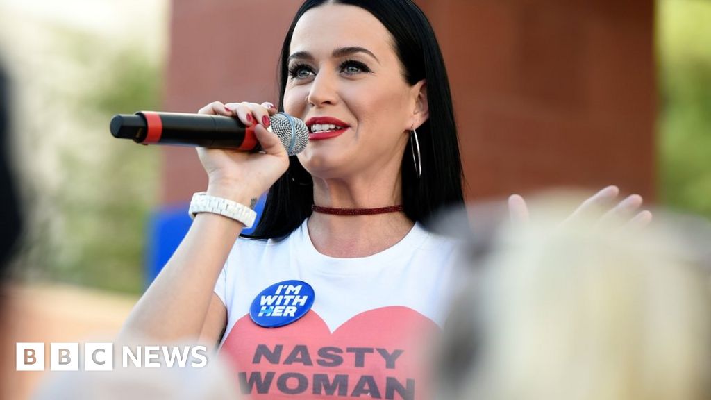 Katy Perry says 'revolution is coming' as Donald Trump is elected US