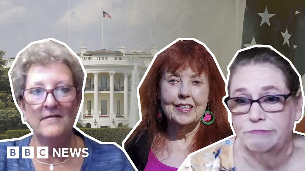 US election: Are white women voters wavering on Trump? - BBC News