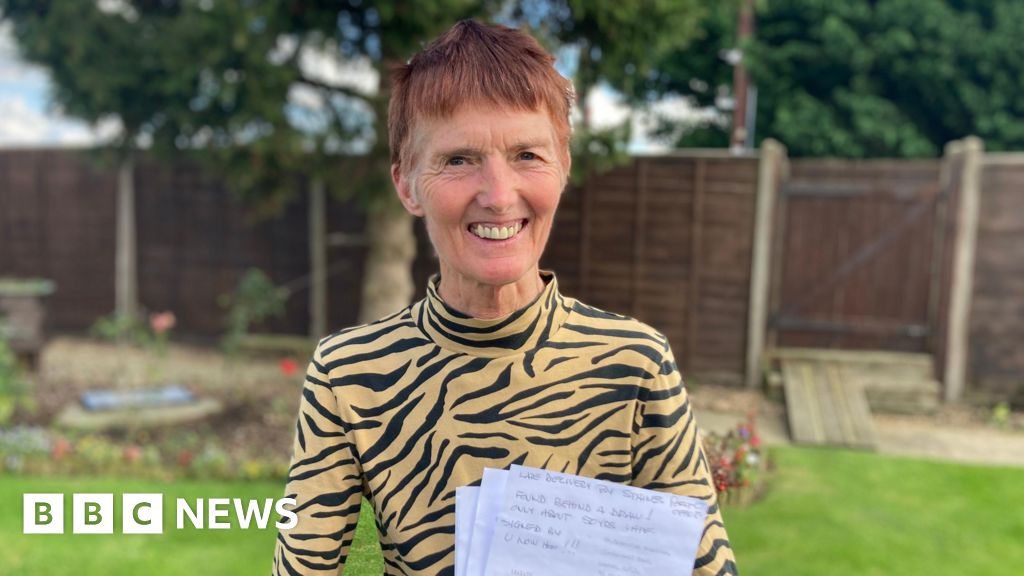 Tizi Hodson, 70, from Gedney Hill in Lincolnshire, could not believe her eyes when she opened the post to discover her original letter applying for a 