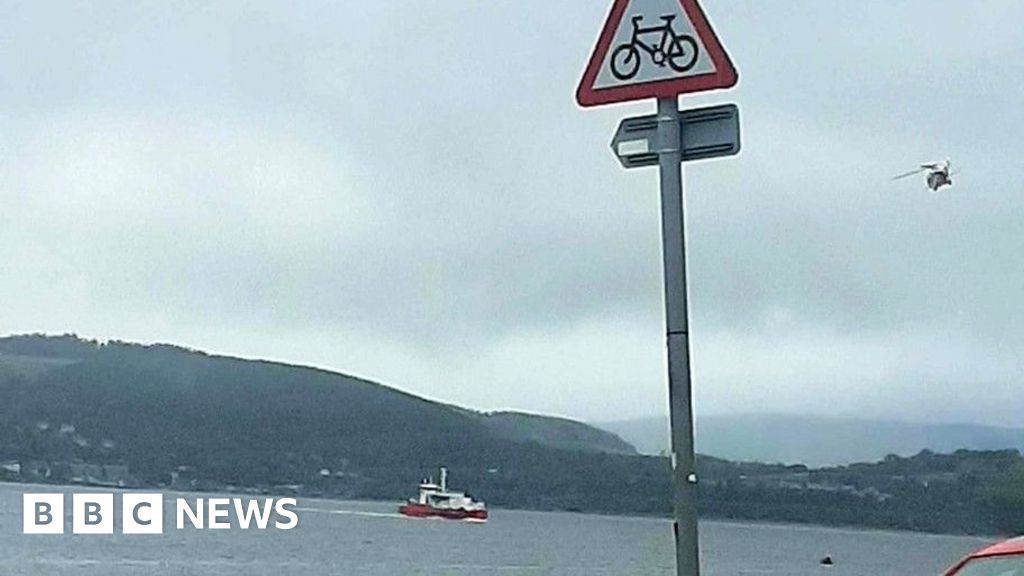 Search after person goes overboard on ferry in Scotland