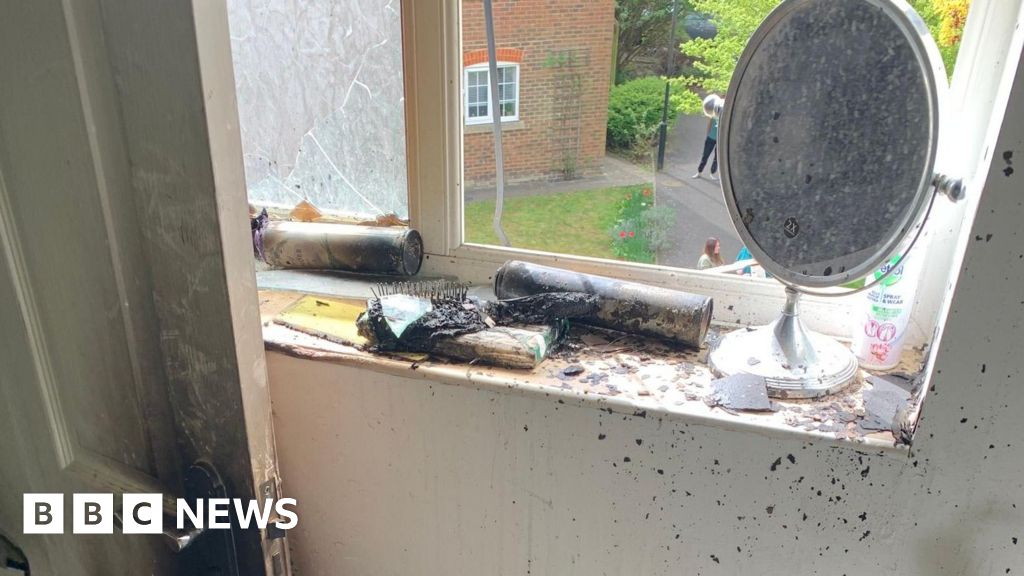 Ashford: Fire blamed on aerosol and lighter on window sill