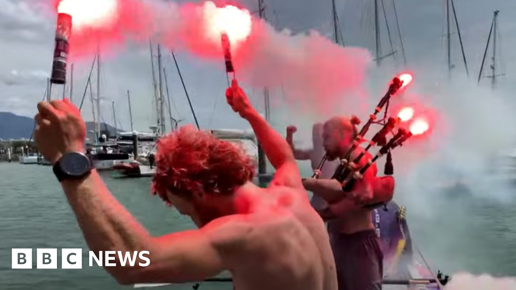 Brothers set new record for 9,000-mile Pacific row