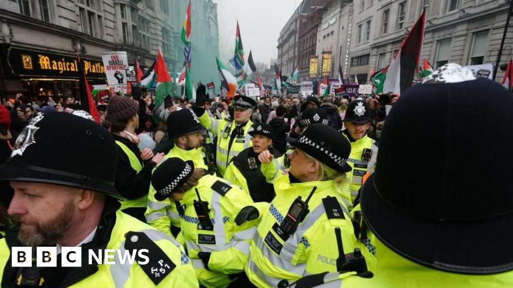 Three more charged over pro-Palestinian rally in London