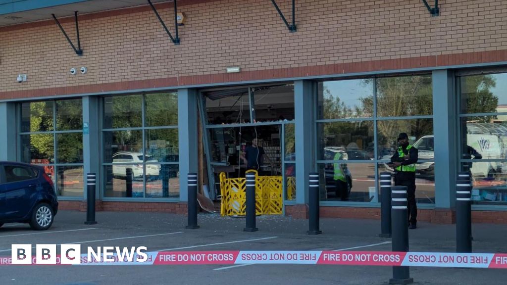 Morrisons Netherfield store evacuated after car smashes through front