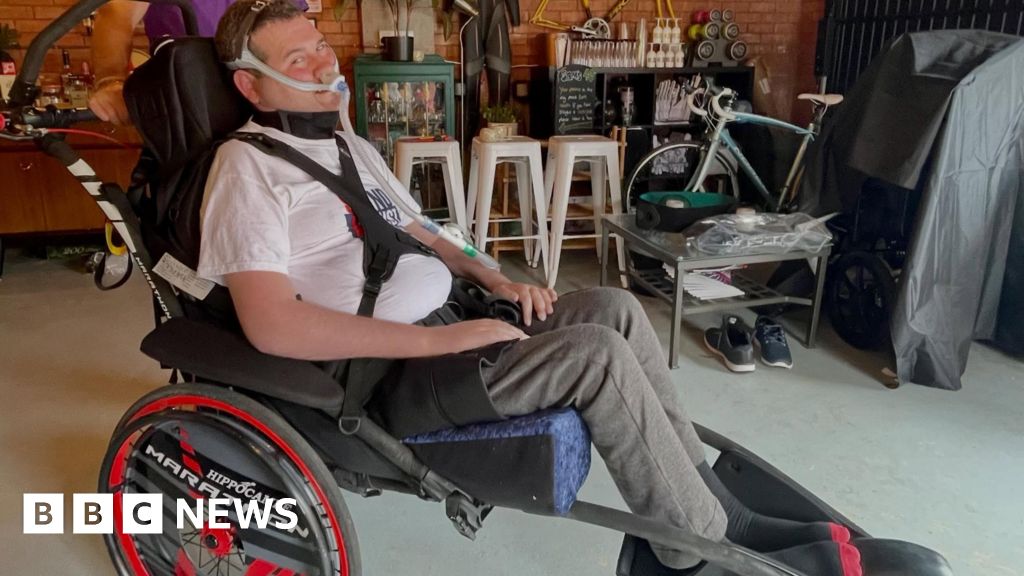 bbc.co.uk - Ben Carr - Nottinghamshire MND campaigner's chair donated for future use