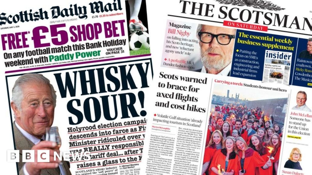 Scotland's papers: Whisky deal row and flight price hikes