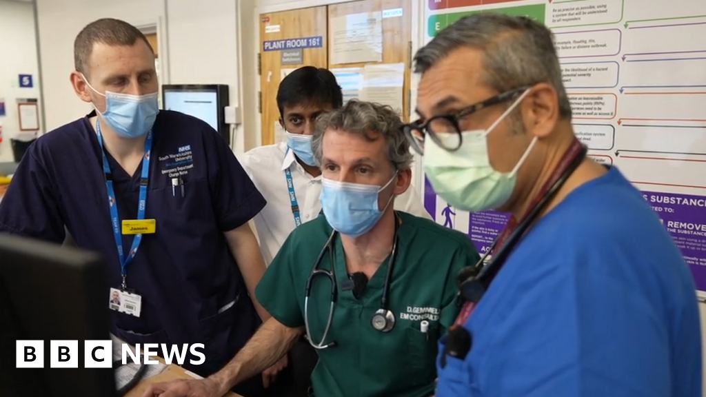 BBC goes inside hospital battling unprecedented winter pressures