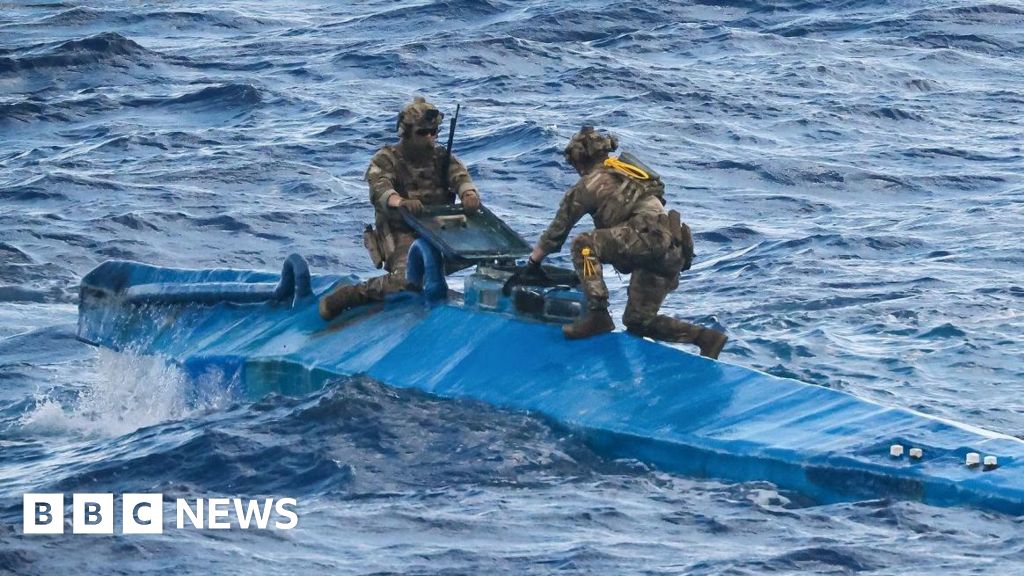 Royal Navy makes first ‘narco-sub’ drugs seizure