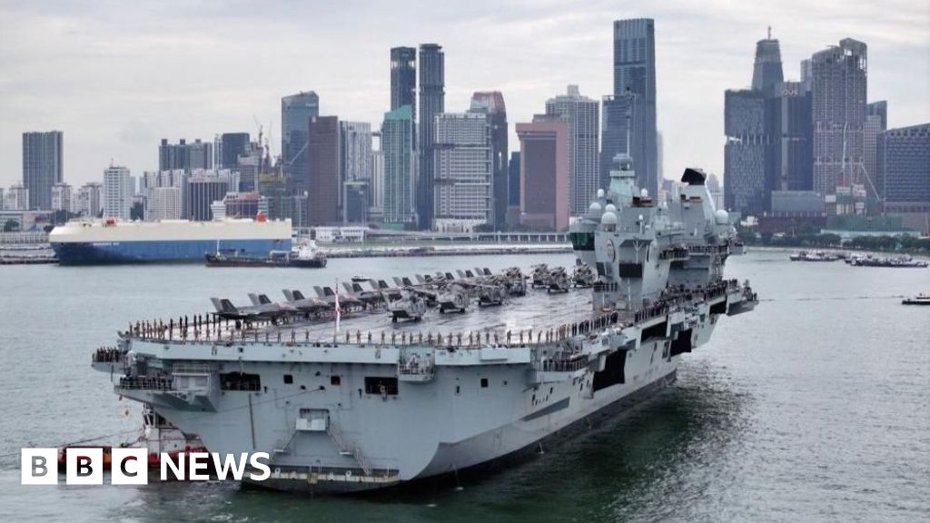UK aircraft carrier in Pacific on rare deployment