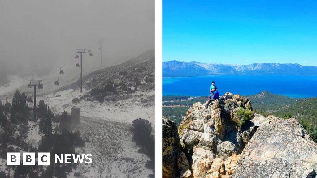 Lake Tahoe sees first August snow in 20 years