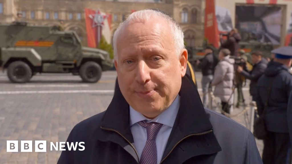 Watch: Steve Rosenberg reports from Russia’s Red Square on Victory Day